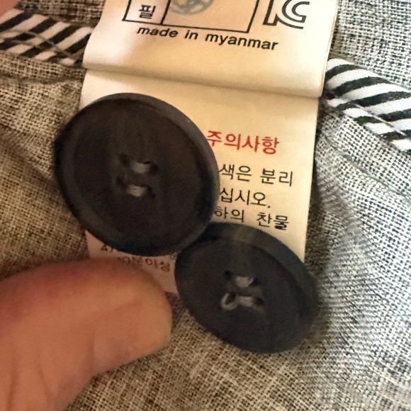 Bang bang jeans gray jacket rare Size 100 Medium Mens Lightweight - Picture 16 of 16